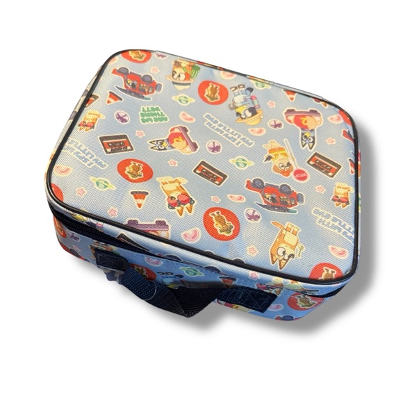 Kids Cartoon Print Lunch Bag - Blue - Picture 1 of 2